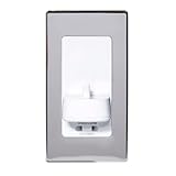 In-Wall Electrical Toothbrush Charger with Shaver Socket - PV12PS POLISHED STEEL