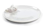 LLADRÓ Doves Plate. Porcelain Figure Figure.