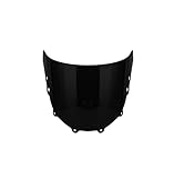 MKGKACVCPT Motorcycle Mudguard Accessories For NSR 125 JC22 For Foxeye 1994-2002 Windscreen Windshield Odometer Sun Visor Cover Fairing Deflectors(Black)
