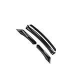 For Ford For Mustang For Focus RS ST For Fiesta For Mondeo Car Front Bumper Lip Deflector Lips Bumper Spoiler Splitters Body Kit Diffuser(Glossy Black)