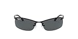 Ray-Ban Men's Top Bar Sunglasses, Black (006/71 Matte Black), 63 UK