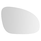 SENZEAL Wing Mirror Glass Heated Right Driver Side for Volkswagen VW Golf MK5 2003-2009 (Right)