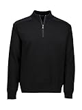 Paul and Shark Men's Virgin Wool Blend Half-Zip Jumper Black M