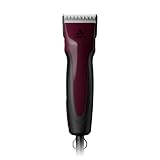 Andis 68530 Excel Professional 5-Speed Detachable Blade Clipper Kit - Animal/Dog Grooming, Rotary Motor, Soft-Grip Anti-Slip Housing, 14-Inch Cord, for All Coats & Breeds, SMC, Burgundy
