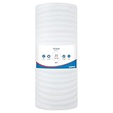 UK SUPPLIES LIMITED 500MM (10M 20M 50M) Protective Foam Wrap Roll Soft Moisture-Resistant Packing Foam for Moving & Storage Cushioning for Fragile Items & Delicate Surfaces, 500MM x 20M
