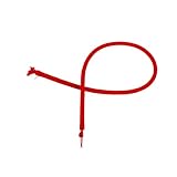 JUFYVO Deluxe Stiff Rope Close Up Magic Street Stage Illusion Gimmick Magic Trick Comedy Props Red Rope Gimmick Tool for Magic Tricks