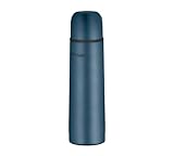 THERMOcafé by THERMOS TC Beverage Bottle Night Blue Mat 0.50 L, Thermos Flask with Stainless Steel Cup, 12 Hours Hot & 24 Hours Cold, Leak-Proof, for School, On The Go and Office