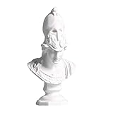 perfk Greek Mythology Figurine Plaster Bust Statue Home Decoration,Famous Sculpture Gypsum Portraits Desktop Ornament Collection - Athena