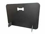 Vanity Style Plain Pet Stopper, Free Standing Dog Barrier, Gate, Very Easy Setup (Black, 51 x 70 cm)