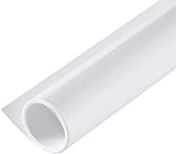 Selens 80x150cm Food Photography Backdrop PVC Background White Vinyl Photo Studio Waterproof Matte for Product Flat Lay Props Pet Cosmetics Jewelry Shooting Video - White