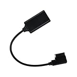 Flylin Bluetooth 5.0 Music Interface Adapter Cable, Music Interface Adapter Automobile Bluetooth Replacement Compatible with AMI/MMI System Class W212 S212 C-Class W204 S204(B)
