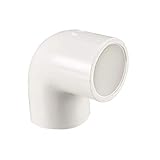 sourcing map 20mm Slip 90 Degree PVC Pipe Fitting Elbow Coupling Connector 2 Pcs