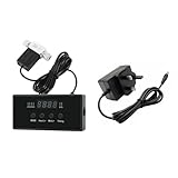 Aquarium CO2 Solenoid Valve,DC 12V Dual CO2 System Regulator w/Timing Controller for Aquarium Fish Tank Water Plant Grass Grow