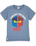 LEGO Ninjago Boys T-Shirt | Kids Bring Out Your Inner Warrior Navy Short Sleeve Top | Ninja Figures Superhero Series 6-7 Years