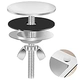 Sink Hole Cover, Stainless Steel Sink Cover, Kitchen Sink Blanking Cap, Sink Tap Hole Cover, Sink Tap Hole Stopper Sink Accessories for Keeps Kitchen, Bathroom Sink Clean(Silver)