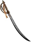 Henbrandt Deluxe Pirate Sword 67cm Antique Effect Fancy Dress Medieval Weapon Buccaneer