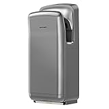 anydry 2005H Hand Dryer,Commercial Electric Hand Dryer,With Sponge Filter,Super Powerful,7-10 Seconds to dry,1750-2050 Watts (Silver)