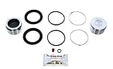 Bigg Red - Front Brake Caliper Repair Seal Kit & Pistons - Compatible with Austin, MGC, Rover, Granada, Zephyr, Zodiac, Escort MK II, Escort RS2000, Capri, Cortina Escort, Triumph
