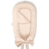 EAQ Baby Nest Pod for Newborn,Baby Sleep Pod Soft Breathable 100% Cotton Napping or Traveling for 0-12 Months,Travel & Baby Essential Gift for Newborn