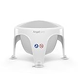 Angelcare - Baby Bath Seat - Soft Touch Support - Water Level Indicator - Fixation by Suction Cups - Grey