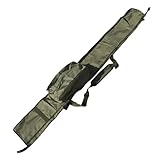 Carp Fishing Tackle Rod Holdall Bag For 2 Made Up & 2 Unmade Rods & Reels