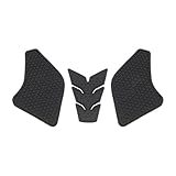 Dreamseek Fuel Tank Pad for Yamaha MT-07 2021 2022 2023 2024 Knee Grip Traction Non-slip Rubber Sticker Protector Black