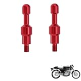 2PCS motorcycle mirror plugs Compatible with Honda GB500 Clubman,accessories tuning, can be used as mobile phone holder or balance bar base(Red)