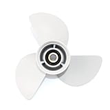 CAPTAIN Outboard Propeller,13x19 fit Yamaha 115 T50 60 70 75 80 85 90 100 130 HP Engines, 15 Spline Tooth Outboard Prop, RH Aluminum Propellers, OEM No.6E5-45945-01-EL