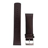 Skagen Watch for men, 22 mm, black leather, original replacement strap for SKW6104, black, Strap.