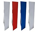 Sporteq Boxing Ring Corner Post Protectors Set of 4 - Premium Quality Heavy-Duty Padding for Safe and Durable Training Sessions (Red/White/Blue)