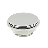 Macdee Chrome Tap Hole Stopper ABS Plastic 40mm Bathroom Kitchen Sink Basin