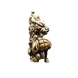 LONDAEE Brass Pixie Ornament Bronze Feng Shui Mascot Attract Wealth Fortune Pendulum Sculpture Good luck Auspicious Avoid Evil Home Decoration