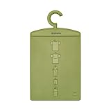 Brabantia - Folding Board - Easy to Use Table Folder - for T-Shirts & Sweaters - with Hook for Hanging - Wardrobe Accessory - Clothes Organiser - Calm Green - 38.2 x 0.5 x 21.3 cm