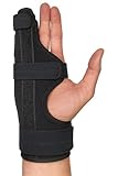 Metacarpal Finger Splint Hand Brace | Pinky Finger Splint For Boxer Fractures, Broken Ring Finger | Little Finger Cast Trigger Finger Immobilizer Straightener Ulnar Gutter Splints Support | RIGHT L/XL