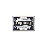 Nostalgic-Art Retro Tin Sign 20x30cm Triumph - Legendary Motorcycles - Gift Idea For Bikers Metal Vintage Design