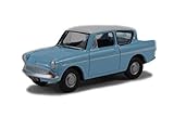Oxford Diecast 76105007 Lt.Blue/Ermine White Ford Anglia