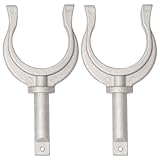 Ollanoos 2 PCS Aluminum Portable Stable Side Mount Oarlock Rowlock, Replacement for Kayak, Replacement for Canoe, Replacement for Marine Boat