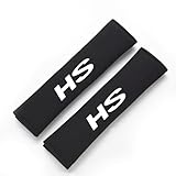 ztpato 2 Pcs Car Leather Seat Belt Pads,For MG HS Motors MG ZS GS MG5 6 7 mg3 Gundam 350 Parts TF GT Harness Padding Breathable Comfort Seat Belt Shoulder Pad Interior Accessories