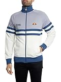 Ellesse Men's Rimini Track Jacket, Lavender/Off White, M