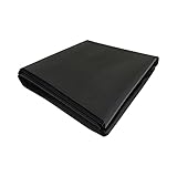 Black Heavy Duty Polythene Plastic Sheeting DPM DPC Damp proof Membrane 4 Metre x 5 Metre 250mu - 1000g BBA