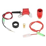 Jadeshay Electronic Ignition Conversion Kit - Spark Electronic Ignition Points Conversion Set - Compatible with LUCAS 25D and DM2