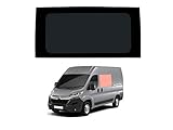 Van Demon Side Window for Citroen Relay (2006+) [L2, L3, L4] Left Sliding Door Dark Tint Glass Fixed