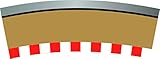 Scalextric Digital C7019 Single Lane (Radius 3 Curve border x 4) 1:32 Scale Accessory