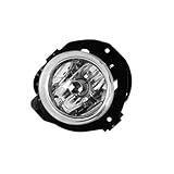 HNVFRDP Fog Light Compatible With Mitsubishi For Pajero IO For Montero Left Right Car Front Bumper Fog Lamp Lights With Bulbs Accessories(Right)