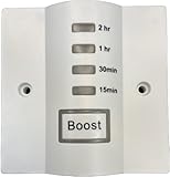 Team Controls Timer Boost Switch Immersion Water Heater Electric Towel Radiator Heating & Lighting - 2 Hour Electronic Boost Timer Socket Box Mount 230 V
