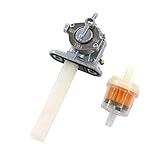 HURI Fuel Tap Petcock & Fuel Filter for Suzuki GS300 GS450 GS550 GS650 GS700 GS750 GS850 GS1000 GS1100 44300-45011 Fuel Valve