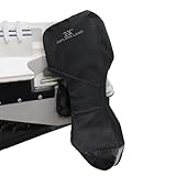 Explore Land Fade Resistant Full Outboard Motor Cover - Waterproof 600D Heavy Duty Boat Engine Covers Fit for Motor 60-90 HP, Black