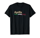 Aprilia Italian City Retro Flag Italy T-Shirt