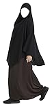 ADULTS BLACK EXTRA LONG MUSLIM PRAYER JERSEY HIJAB BURKHA MAKNA KHIMAR SCARF Womens Islamic Long Khimar, Ladies Soft Muslim Abaya Burqa Prayer Dress For Home, Madrassa, Umrah, Hajj, Ramadan, Eid, Gift