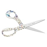 Fiskars X Iittala scissors with Taika design, right-handed, length 21 cm, stainless steel blades, Taika white , 1071439